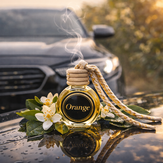 Set of 2 Vanilla & Orange Car Perfume