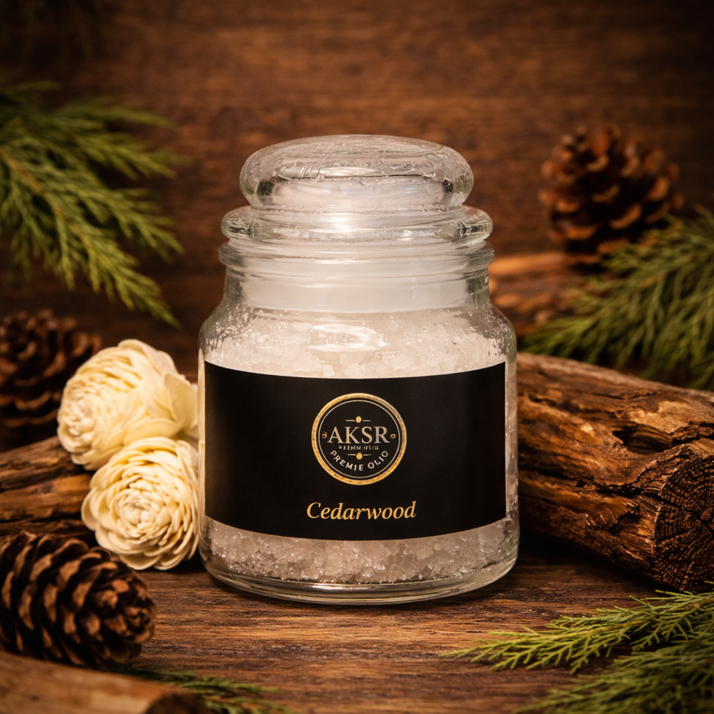 Cedarwood Bhimseni Camphor Jar
