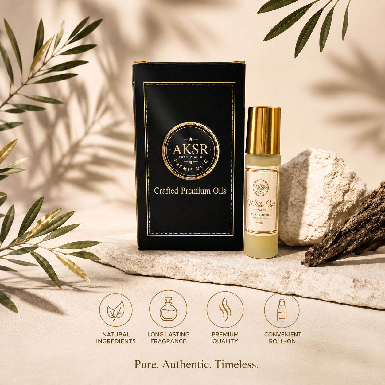 White Oud – Pure Perfume Oil Roll-On (10ml)