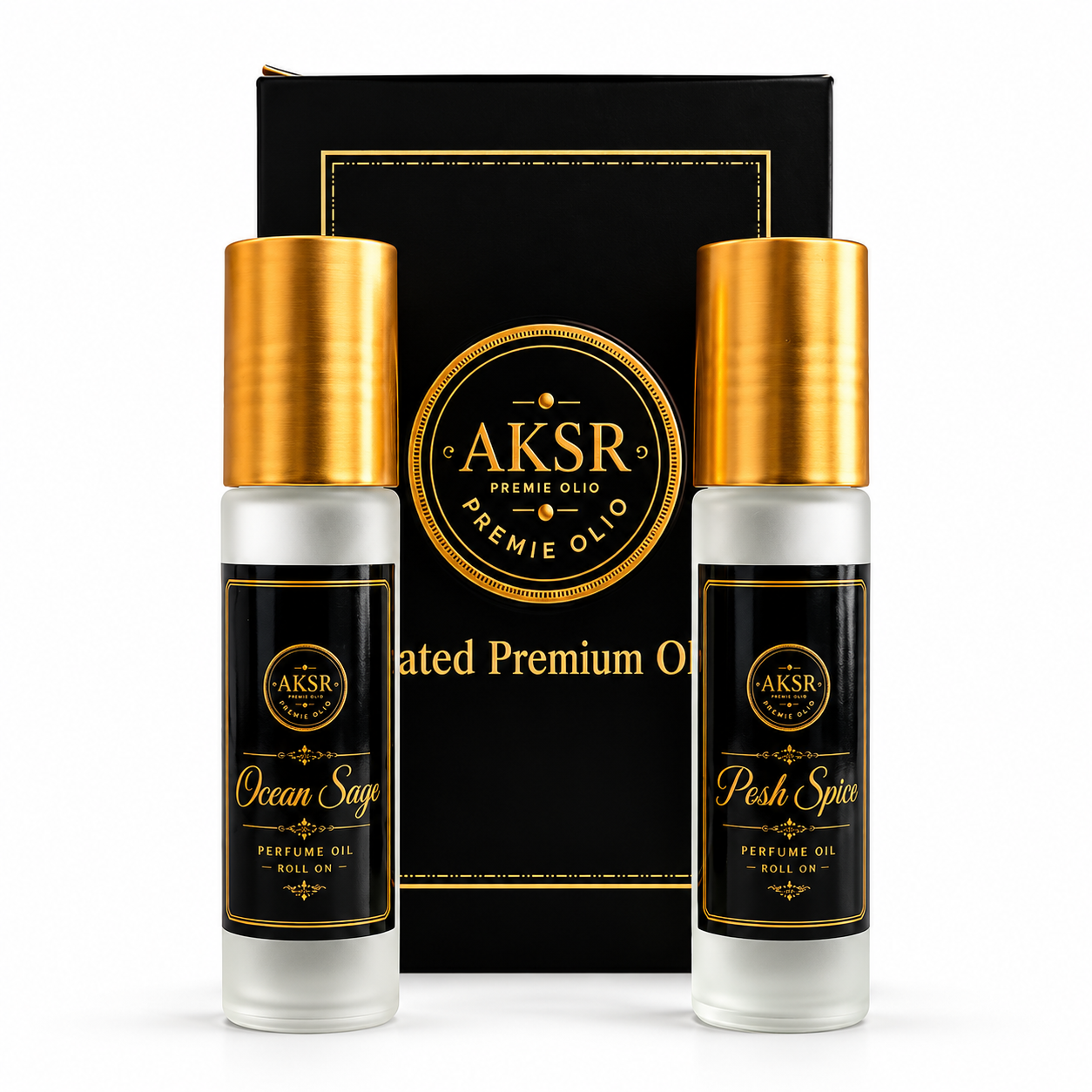 Posh Spice & Ocean Sage Pure Perfume Roll-On Set