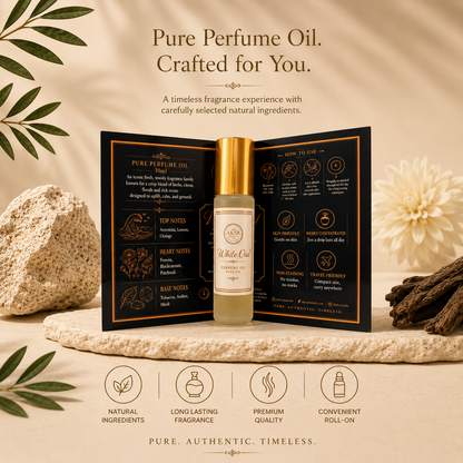 White Oud – Pure Perfume Oil Roll-On (10ml)
