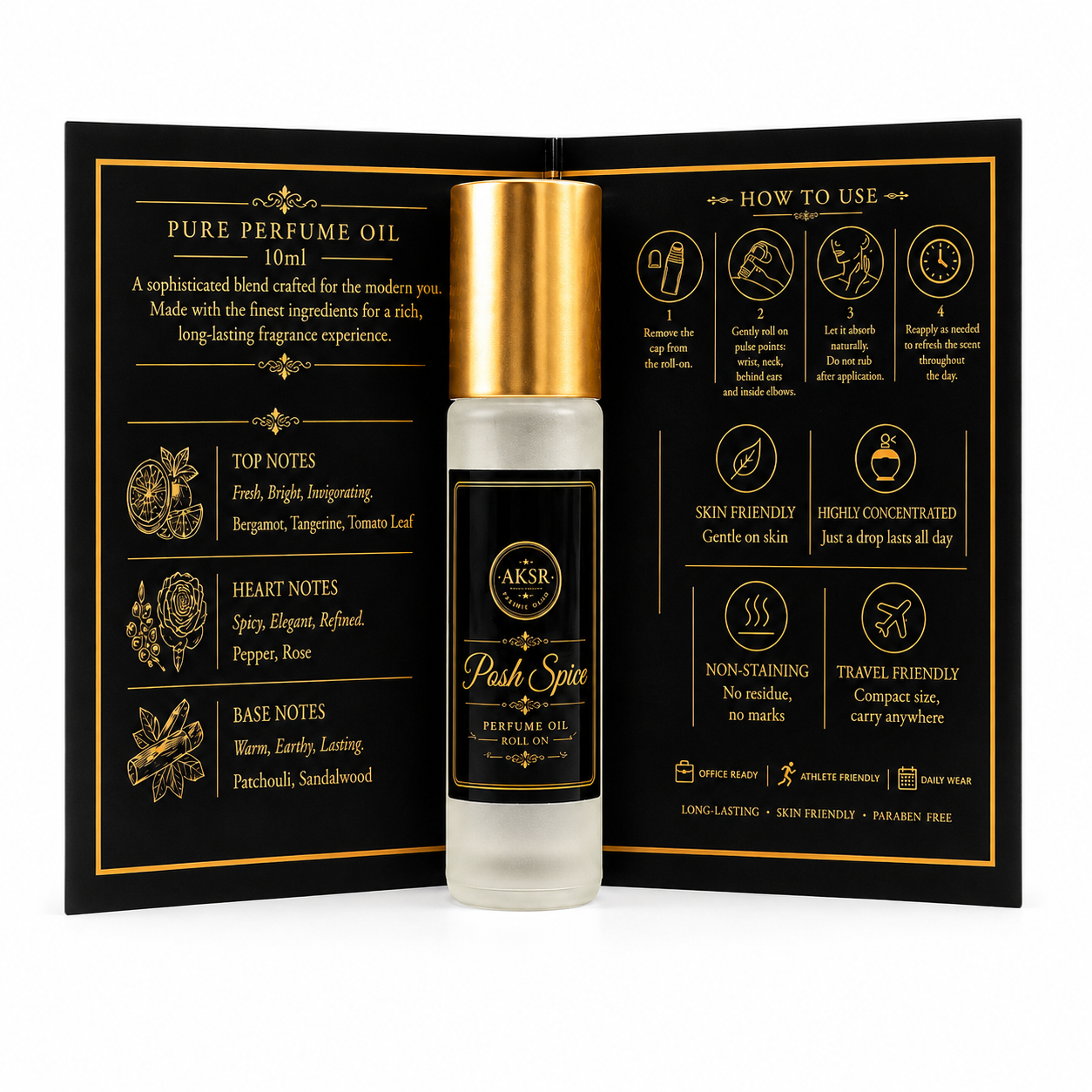 Posh Spice – Pure Perfume Oil Roll-On (10ml)