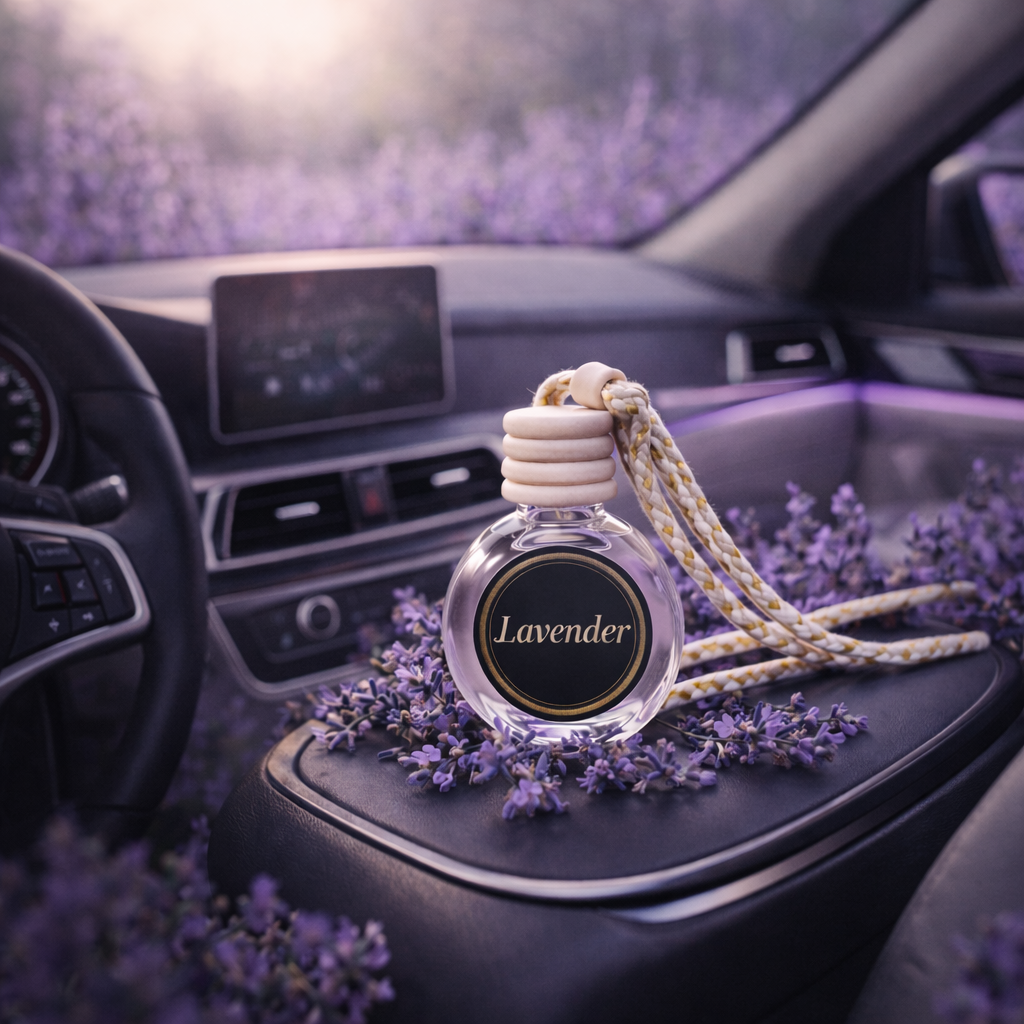 Set of 2 Lemongrass & Lavender Car Perfume