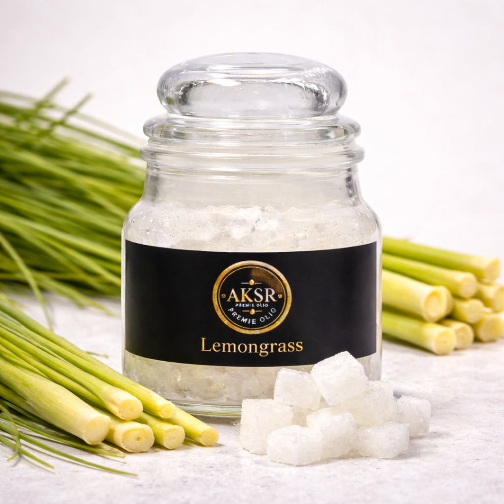 Lemongrass Bhimseni Camphor Jar