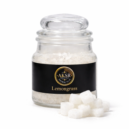 Lemongrass Bhimseni Camphor Jar