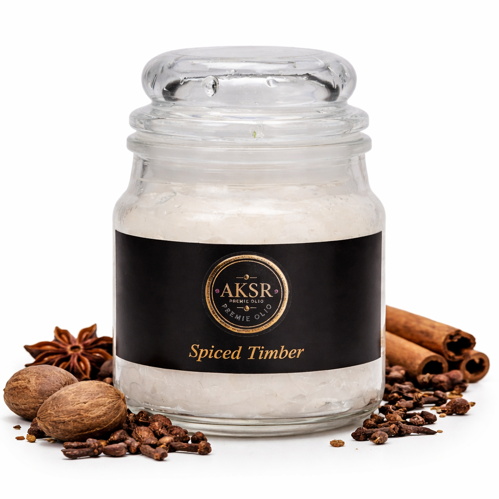 Spiced Timber Bhimseni Camphor Jar
