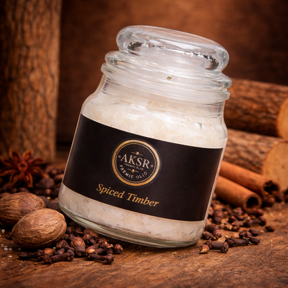 Spiced Timber Bhimseni Camphor Jar